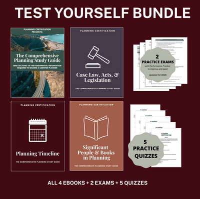 Test Yourself Bundle: AICP Study Bundle with Practice Exams
